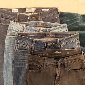Lucky Brand Jeans Bundle - Lolita Bootcut, Skinny, and Brooke Legging